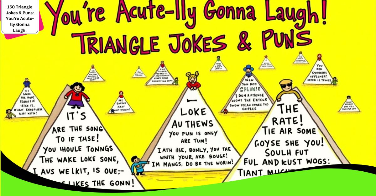 150 Triangle Jokes & Puns: You’re Acute-lly Gonna Laugh!