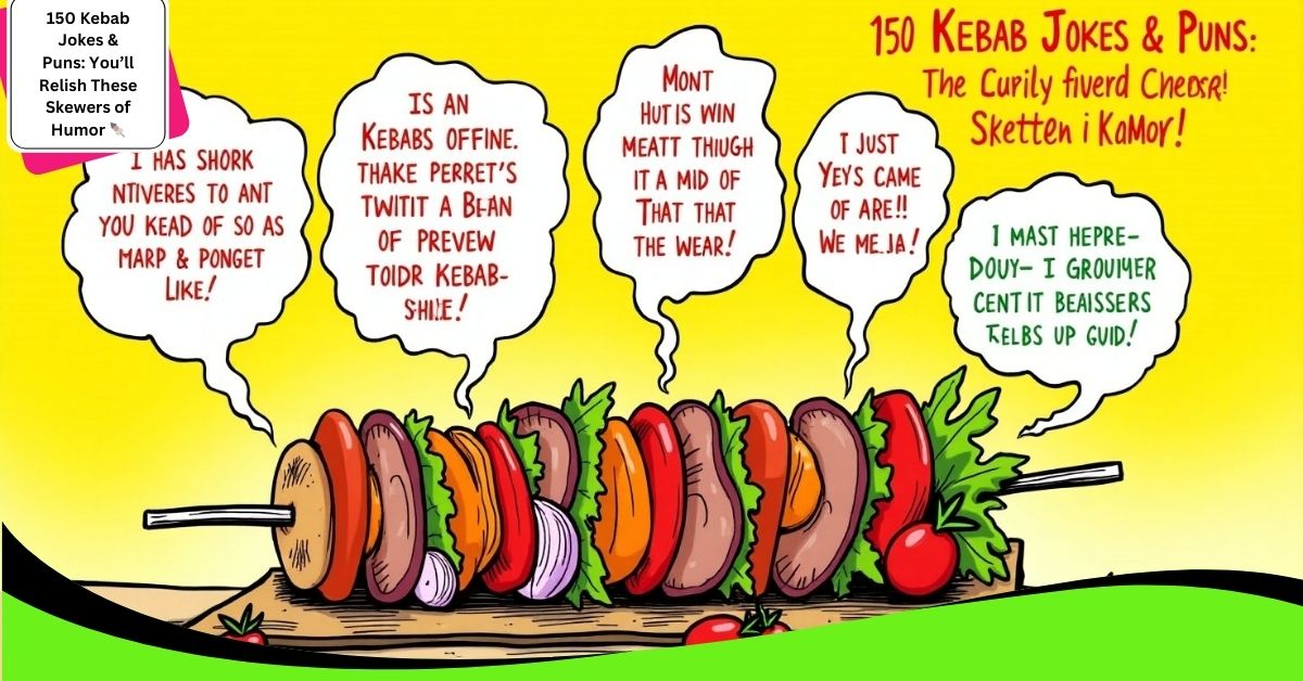 150 Kebab Jokes & Puns: You’ll Relish These Skewers of Humor 🍢