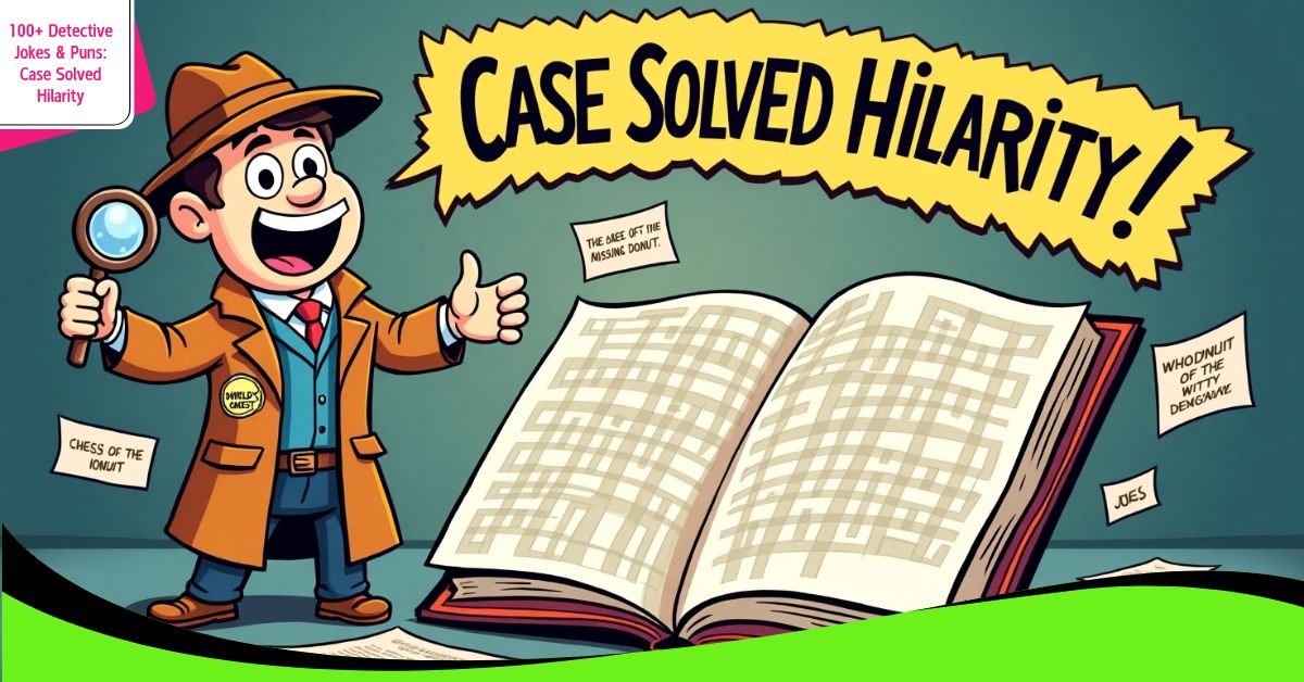 100+ Detective Jokes & Puns: Case Solved Hilarity