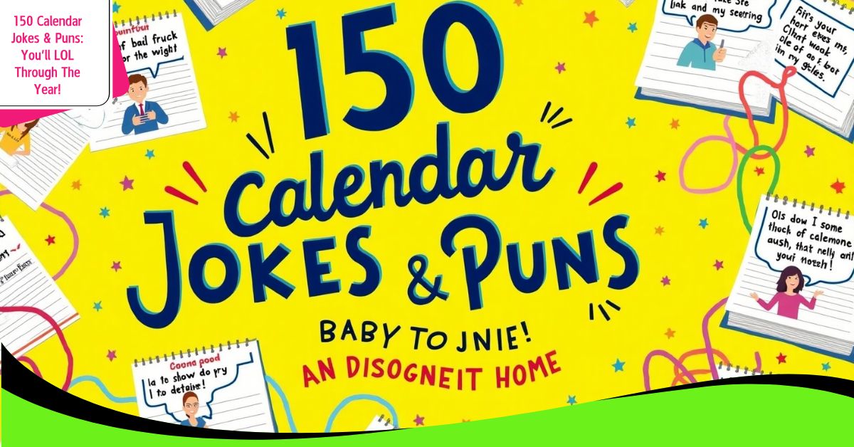 150 Calendar Jokes & Puns: You’ll LOL Through The Year!